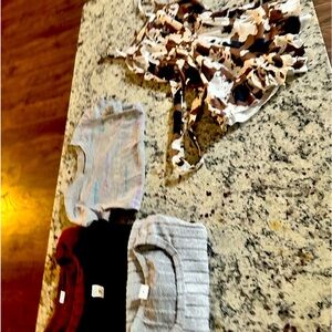 Bundle of 5, size 5 little girls shirts and romper.